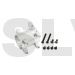  217050 CNC Tail Boom Mount Front (silver anodized)     